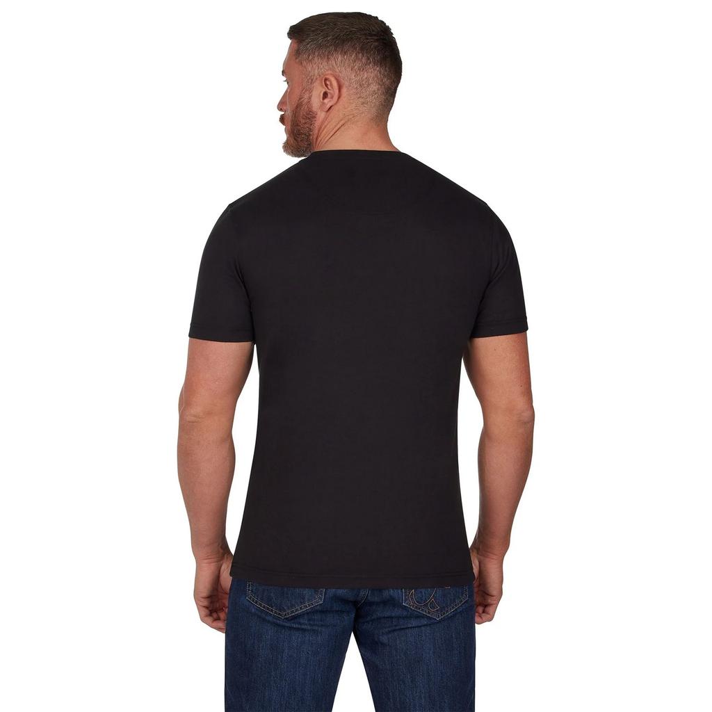 Raging Bull Mens Woven Patch T-Shirt
