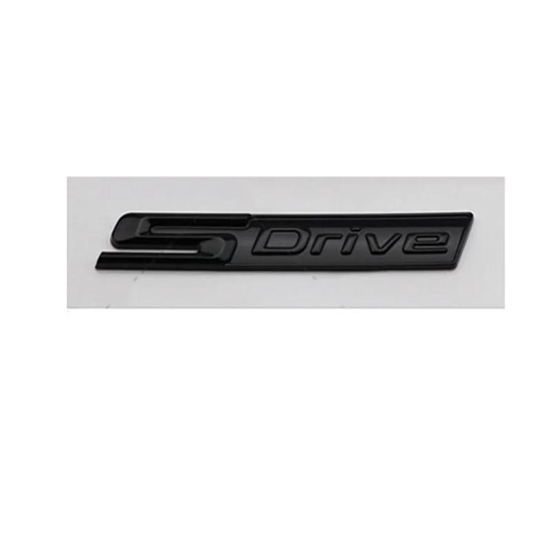 ABS Car Rear Trunk Letters Emblem Badge Fender Side Sticker For BMW XDRIVE SDRIVE 3 5 Series X3 X5 M3 M5 E46 E90 E83 F20 F30