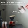 304 Stainless Steel PTFE Coffee Kettle with Inner Scale Thickened Pour Over Coffee Pot for Home