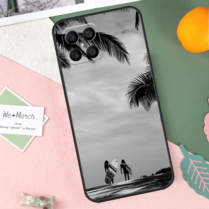 Surfing Wave Case For Honor 200 Lite 50 70 90 X9b X9a X8b X8a X8 X9 X9c Honor Magic 7 Pro 5 6 Lite Cover