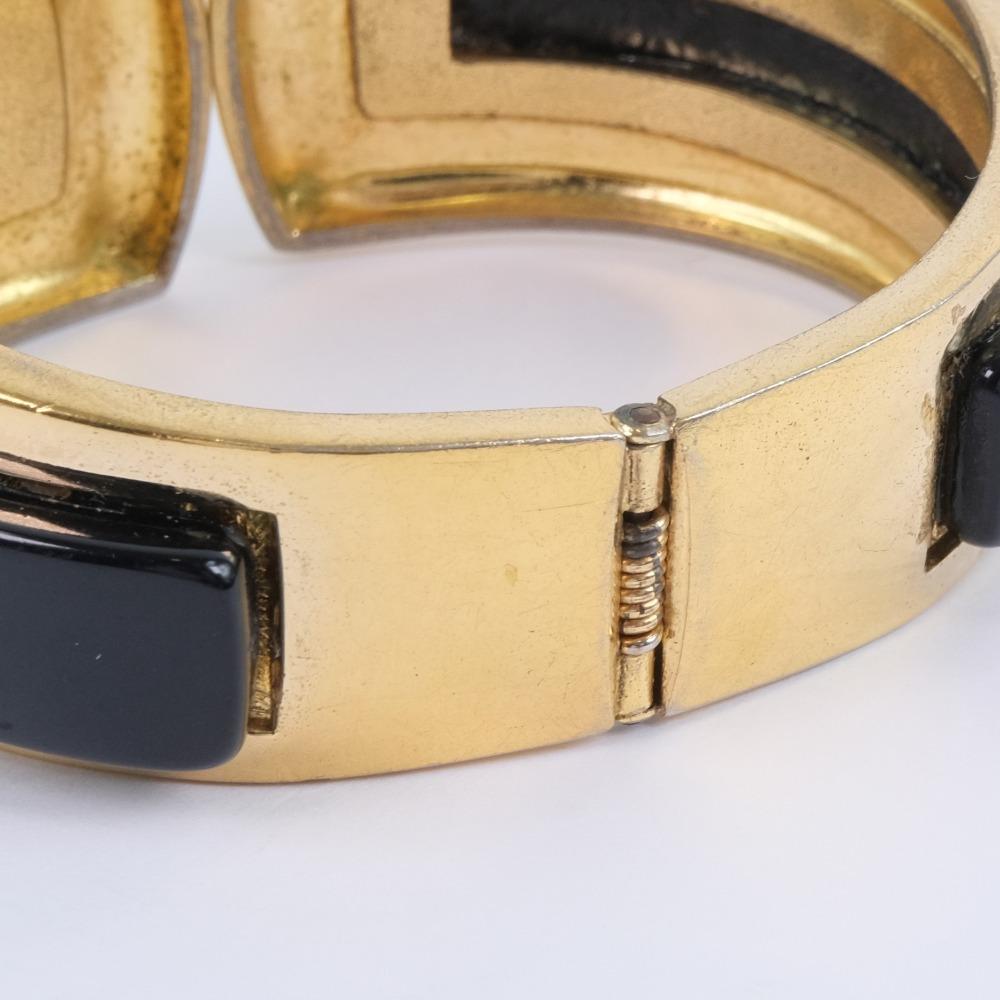 Dior Bracelet Bangle gold/black Plated Gold 74.8g Women Used