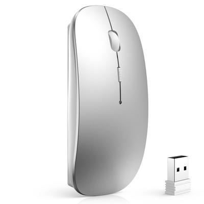 Rechargeable Bluetooth Wireless 3dpi TELEC Compatible with and Smartphones Mouse, 2.4GHz Optical, Switchable, Quiet, Slim, Compact, High-Precision,