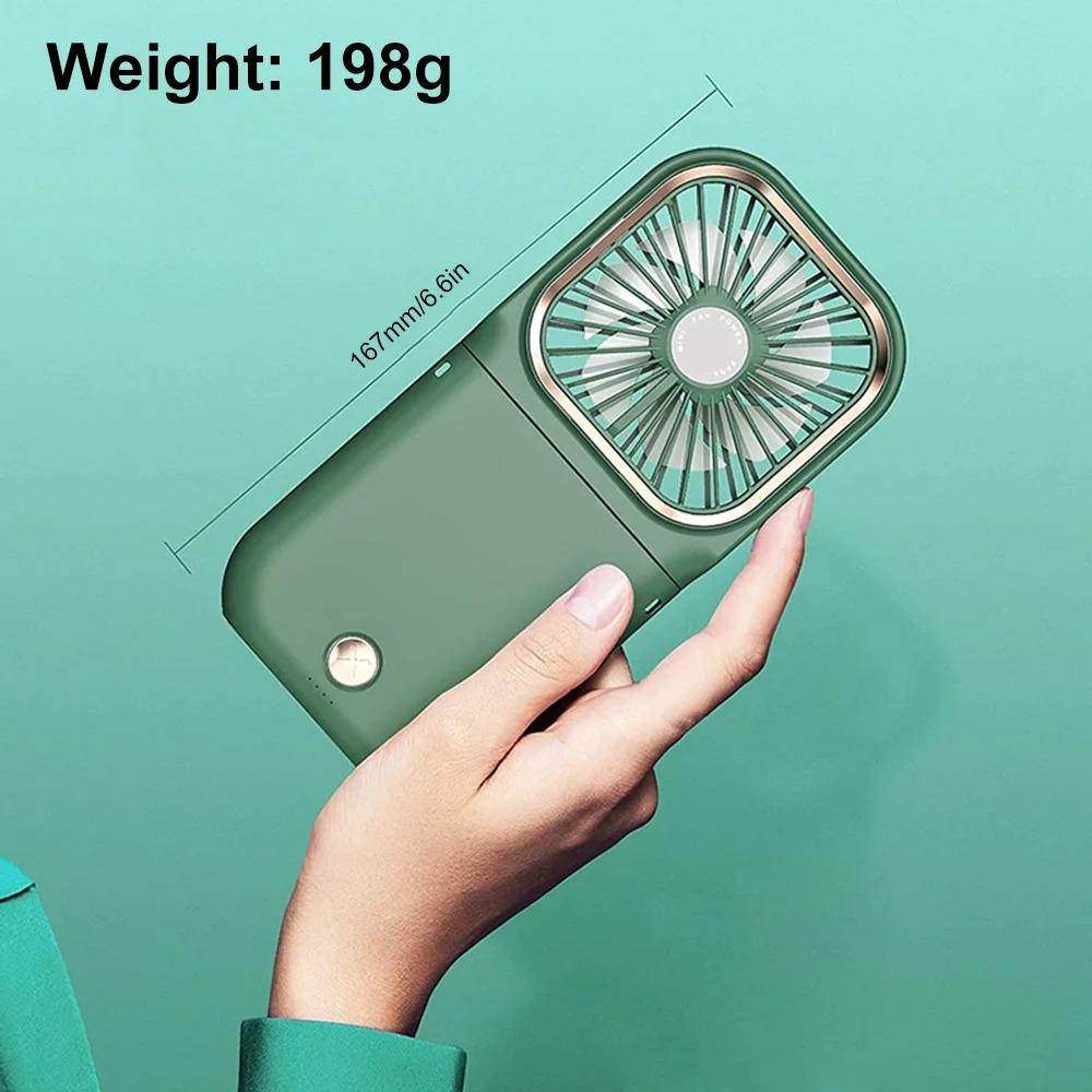 Handheld Neck Hanging Fans Portable USB Rechargeable Fan Lightweight Mini Fan  Office