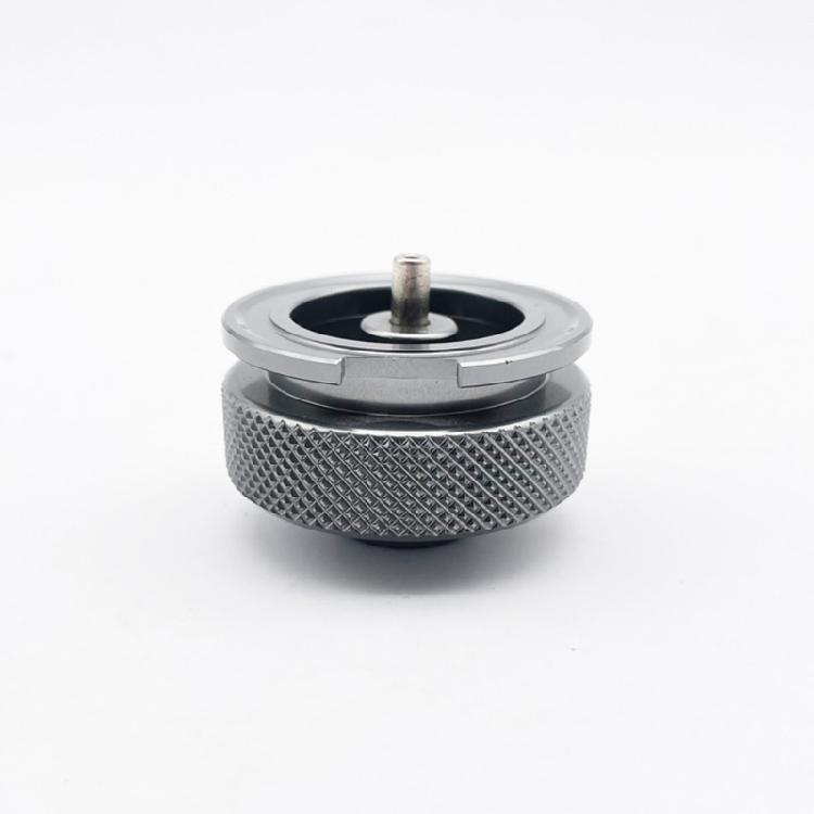 Flat to Cartridge Gas Cylinders Converter Light Weight Aluminum Camping Adapter Conversion Head Easy to Install