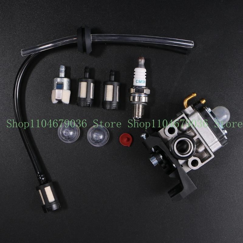 652F Trimmer Mowers Engine Parts Carburetor Carb Carb Gasket for Spark Plug Line Hose Fit for GX25 GX35 HHT35