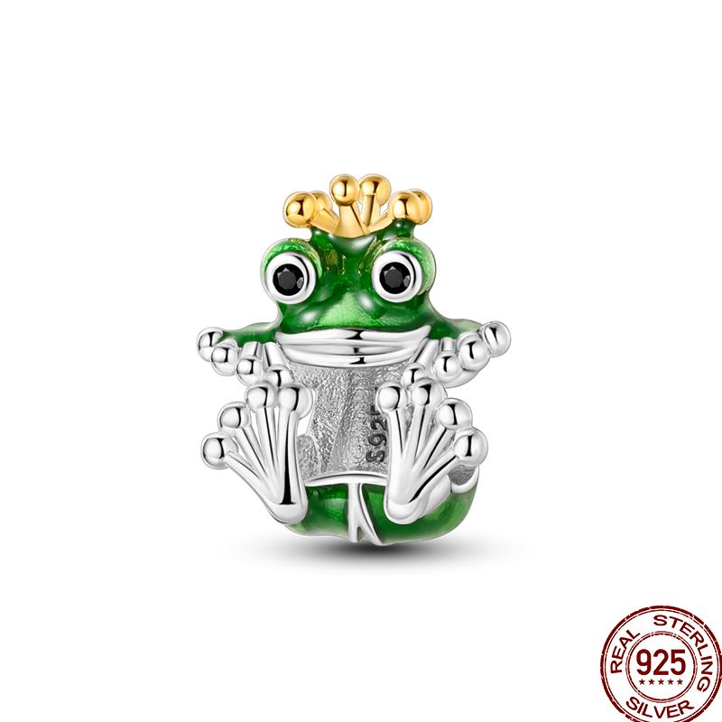 Copper Magician Circus Playing Cards Teddy Bear Charm Beads Suitable Fit Pan Original Bracelet Diy Jewelry