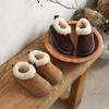 Girls Cotton Shoes Children's Birkenstocks New Winter Shoes Older Children Winter Piled Thickened Shoes Girls Fluffy Shoes