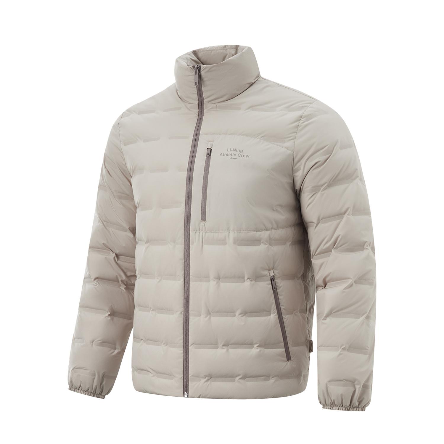 Li Ning Hot Pots Down Collection Down Jacket Men s Dusty Gray AYMU243-2 3XL
