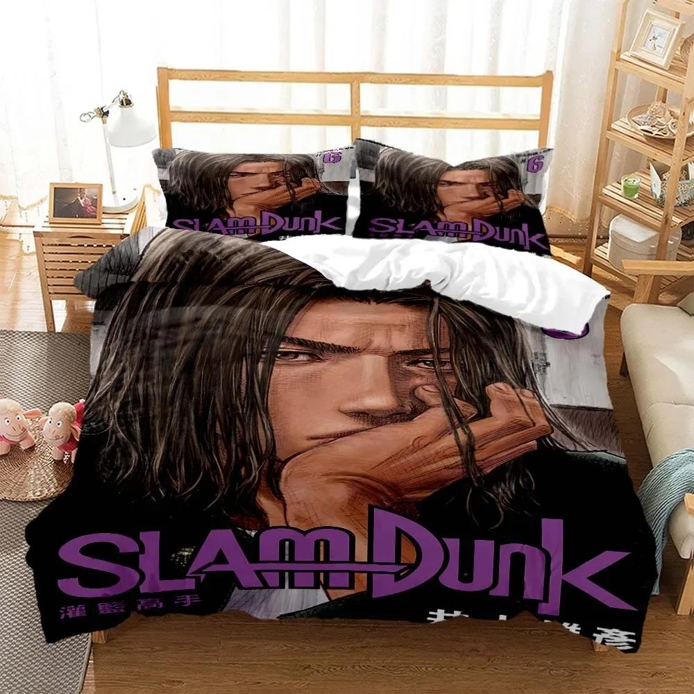 

Slam Dunk Expert Digital Printed Polyester Bedding Set for Girls and Boys Bedding Set for Teenagers Bedding Set Gift EU Single 135x200cm