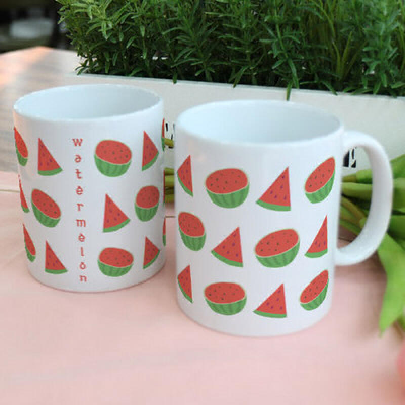 ce174-Design Mug 2p-Watermelon Pattern