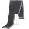 Used [NEW] [FQZMQBQ] Men's Cashmere Scarf, Large Stole, Black, Gray, Thin, Cold Protection, Warm, Stylish, Popular, Compact, Wool, Commuting,