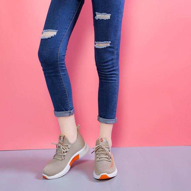 Breathable and Fashionable Sports and Leisure Shoes Korean Versatile Mesh Shoes Spring Summer Autumn