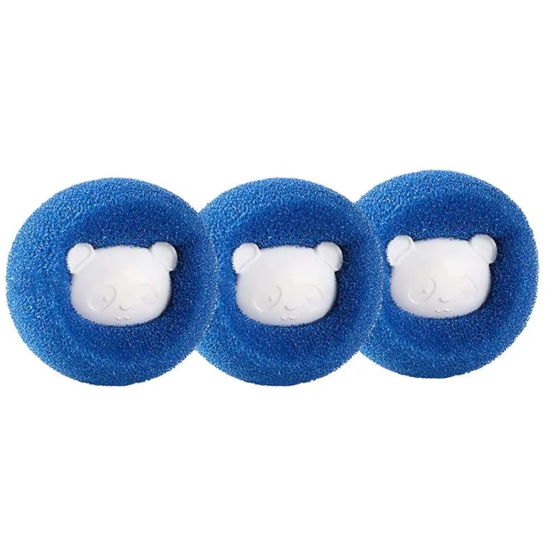 1-5 pieces pet hair removal balls are reusable and suitable for washing machines