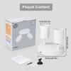 Plafonnier 2 spots - kambo - led blanc - gu10 - métal - articulé