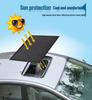 Car Sunroof Magnetic Mosquito-Proof Screen for Camping and Wind Protection