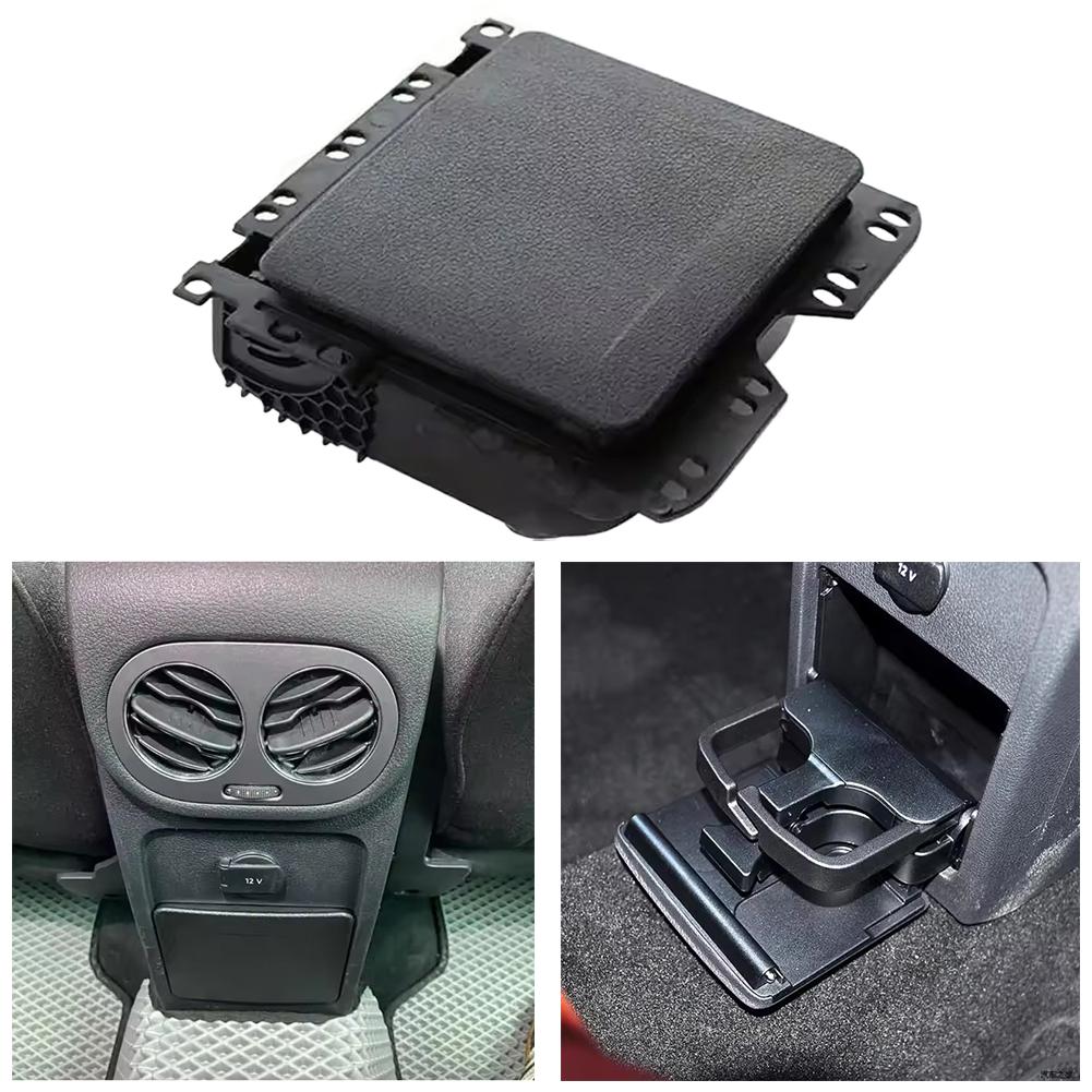 Cup Holder Rear Drinking Cup Bracket 7N0862533 82V Replacement For Volkswagen Tiguan Sharan Rear Armrest Cup Holder