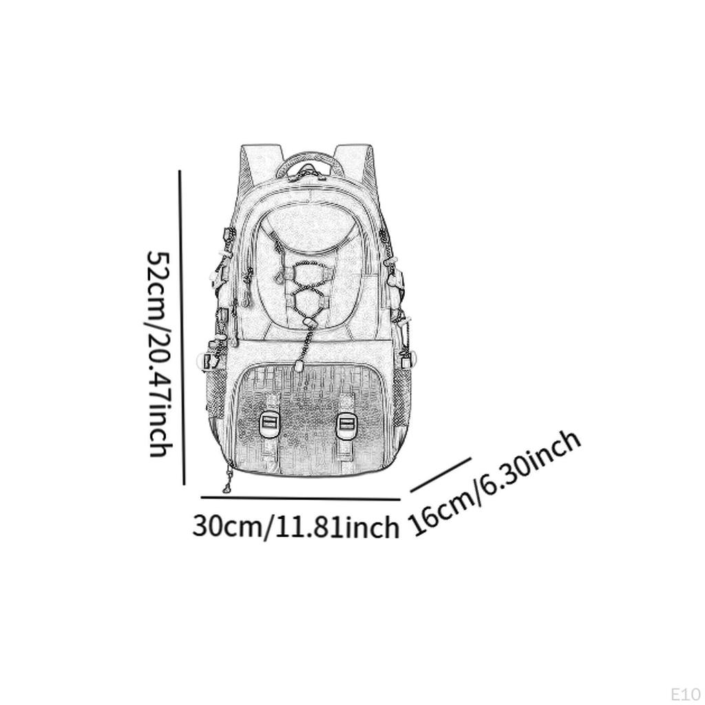 Hiking Backpack Camping Adjustable Strap Versatile Travel Daypack Outdoor Bag for