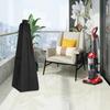 Upright Vacuum Cleaner Protective Cover In 210D Oxford Cloth, Full Size Fit For Most Brands, Black With Handle And Side Zipper