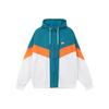 Jachetă sport casual cu glugă împletită colorbloc Jachete pentru bărbați Albastru Alb Portocaliu DC0502-301