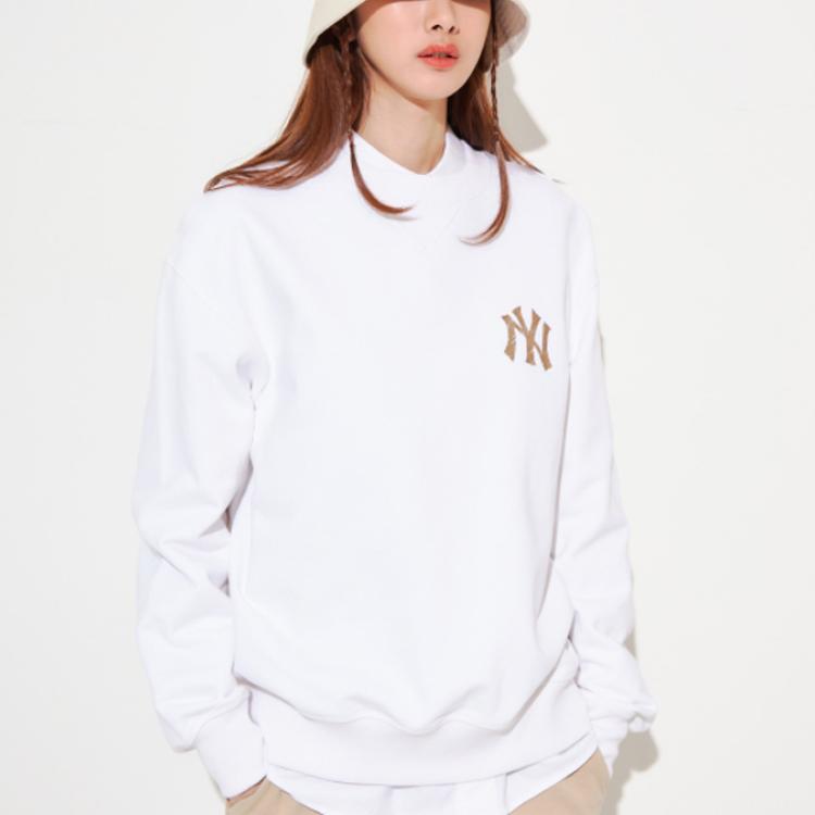 New MLB Sweatshirts Unisex White 3AMT00121-50WHS