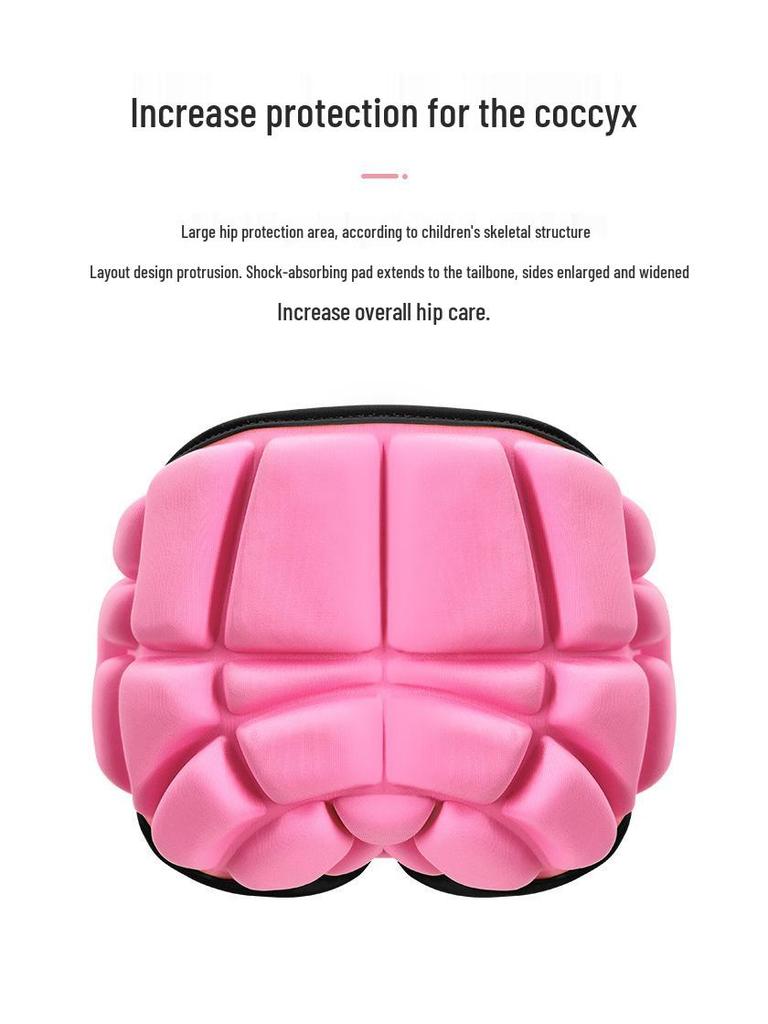 Kids' Thickened Hip Protector Pants for Skating and Skateboarding - Boys and Girls Beginner Safety Gear