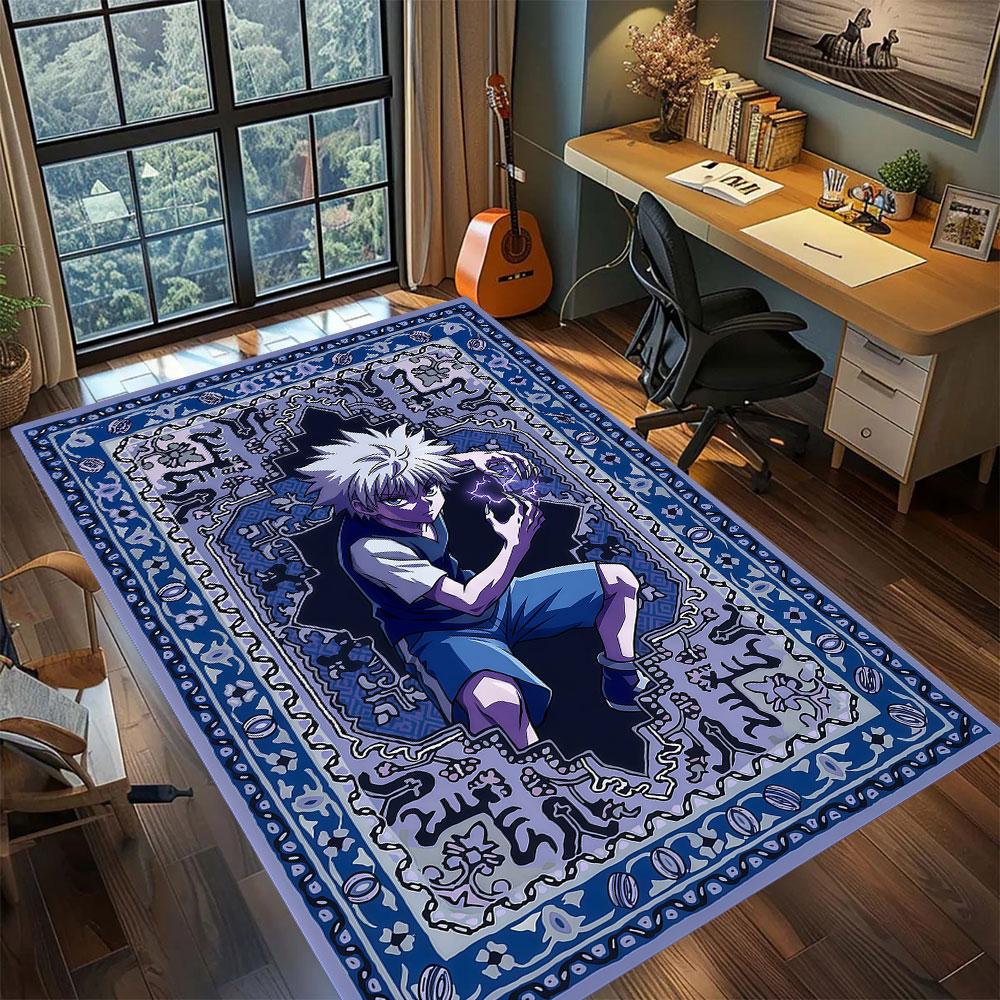 

Hunter anime character Carpet for Living Room Bedroom Home Decor Cool Movie Mat Play Floor Mat 60x90cm