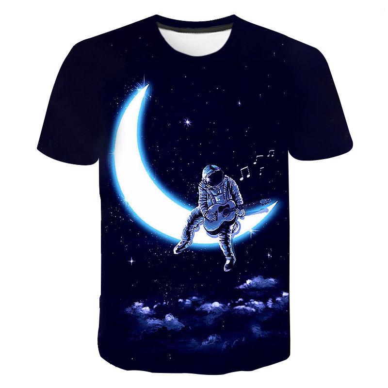 Summer Trend Men Street Casual Style funny t shirts Fashion Selling Leisure harajuku 3D Printed Round Neck Short Sleeve Tees Top