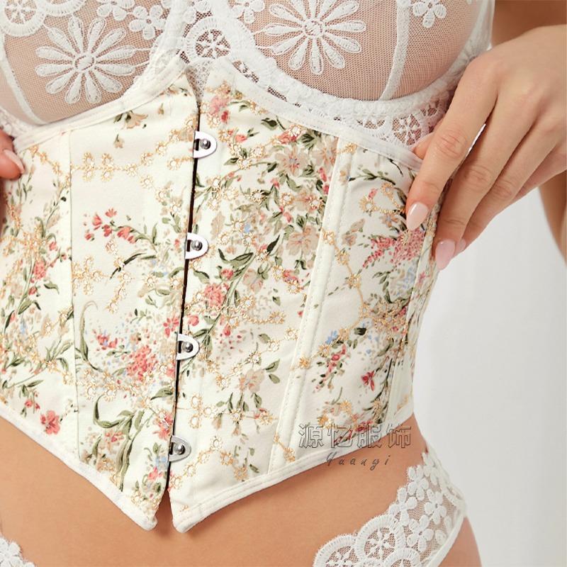 Abdominal Belt Waistband Outer Wear Fishbone Girdle Waistband Chest Support Palace Corset