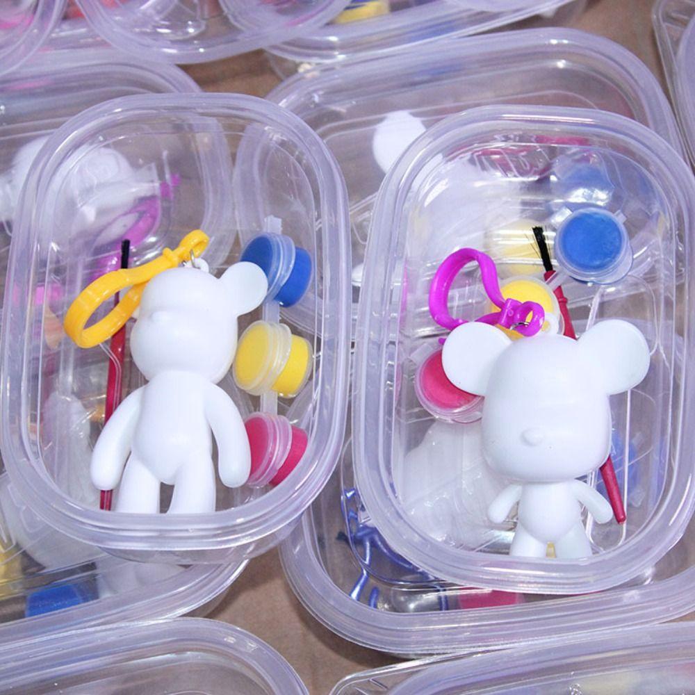 Fluid Trend Bear Animal Handmade Set Colored Bear Pigment Fluid Bear Ornament  Small Gifts