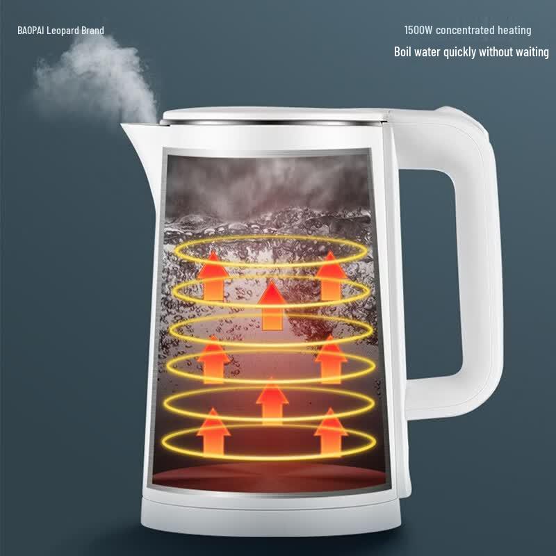 BAOPAI Anti-Scald Electric Kettle 1.8L CN plug (adapter included)