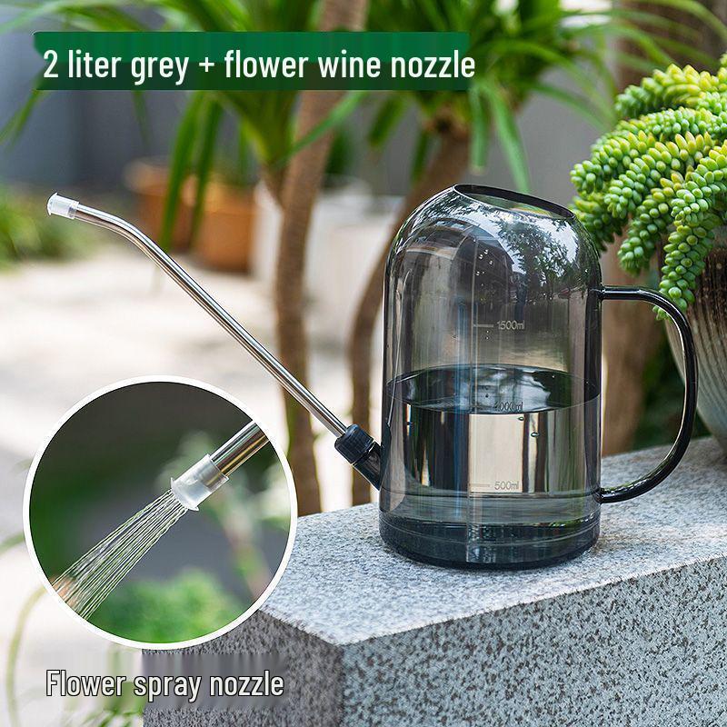 Stainless Steel Long Spout Watering Can for Indoor Pothos and Plant Care