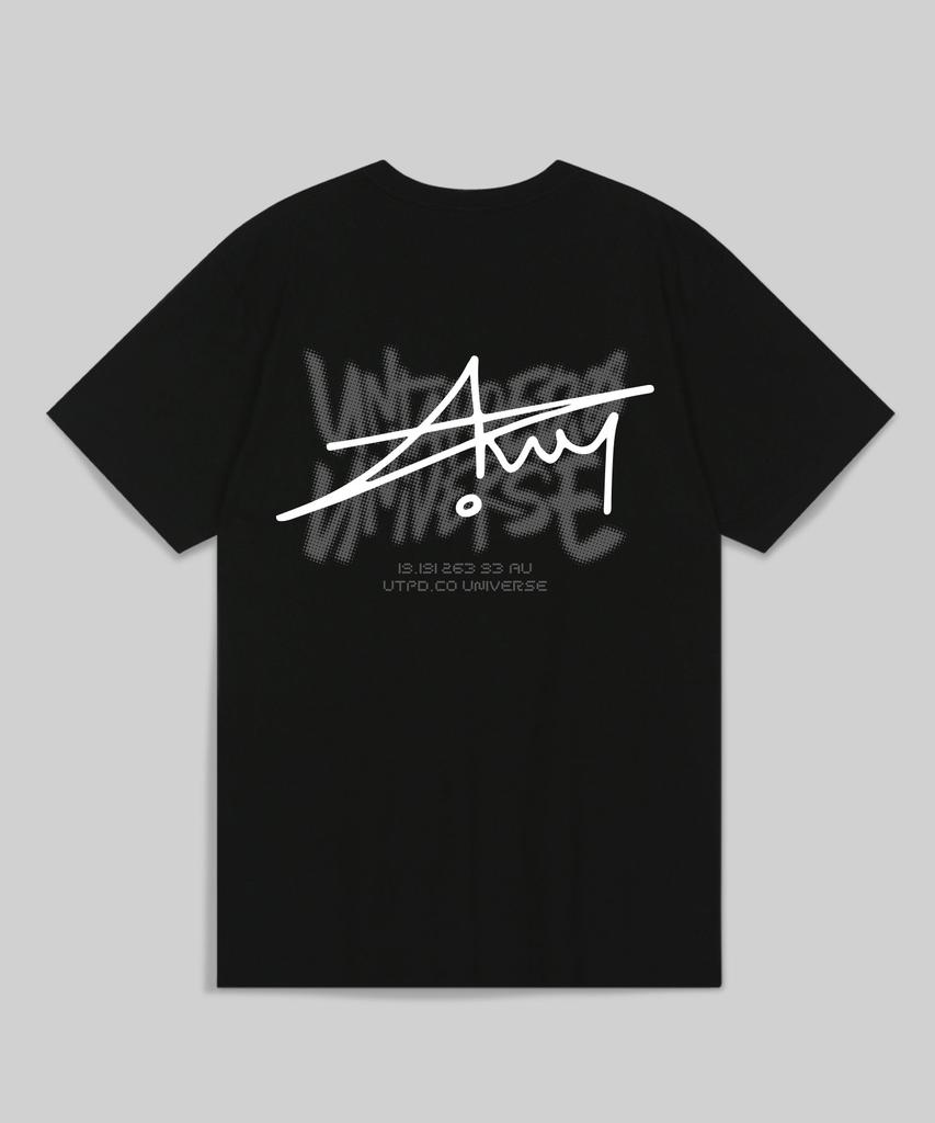 UNTAPPED STUDIO Universe Cell Signature Oversized Short Sleeve T-Shirt 4 Colors