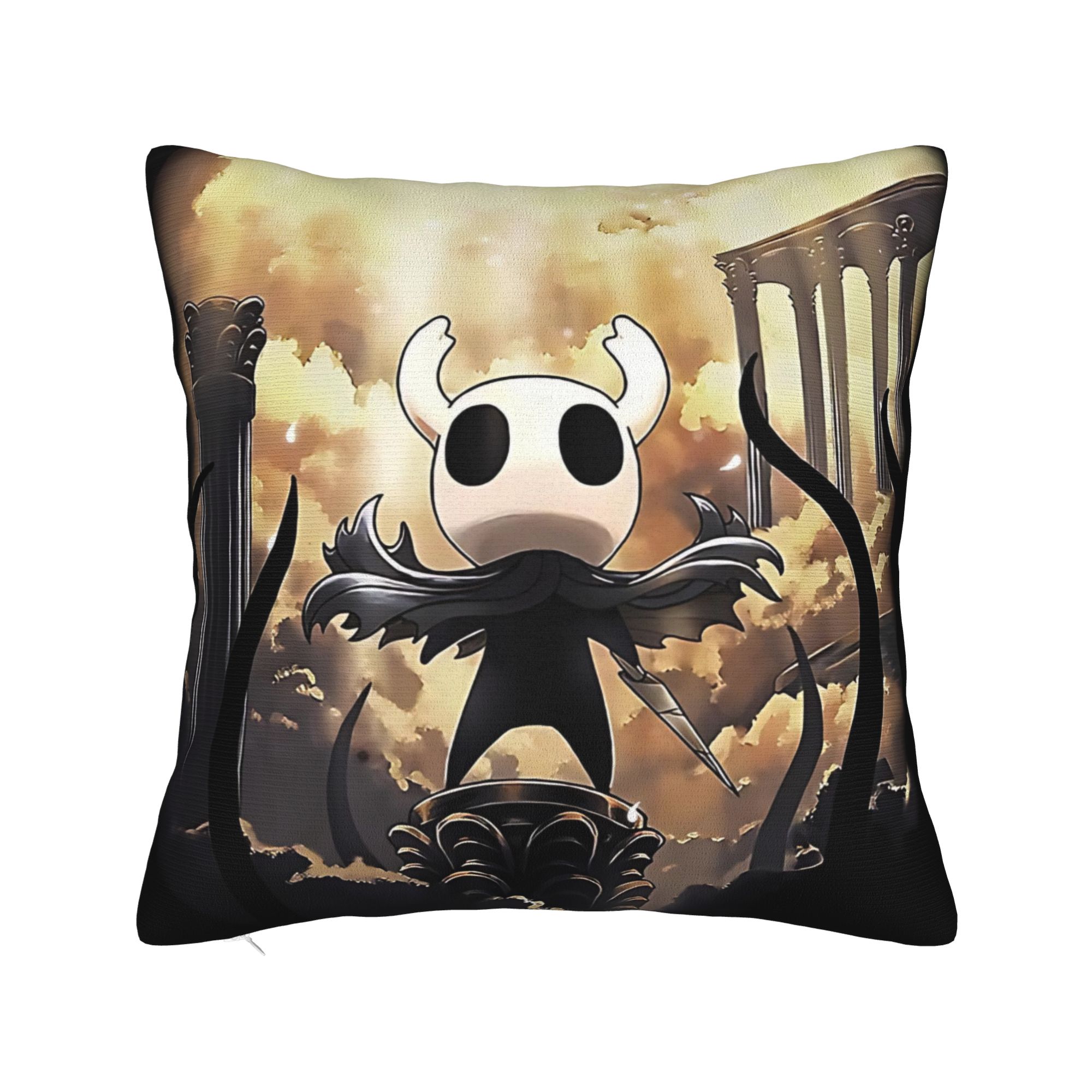 

Hollow Knight Инди Игры Квадратная Наволочка Подушка-подушка для Action Adventure Новинка Декор на Молнии Наволочка для Автомобиля 18x18 30x30cm 12x12in