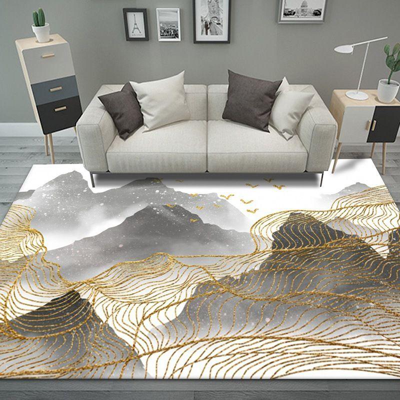 Traditional Chinese Painting CARPET FOR LIVE ROOM Big Size 200x300 Area Rug for Bedroom Decoration Coffee Tables Mat Non-slip