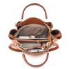 European and American Popular Large Capacity Tote Bag Spring New Fashion Pink Grid Women's Bucket Bag High Grade Texture PU Leather Ladies Handbags