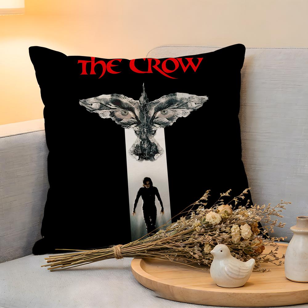 Cushion Cover  Linen  SkinFriendly Soft Decorative Case For Sofa Home Decor Classic Movie The CCrow Pillow cover