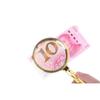 Plastic Magnifying Glass Glass Lens Gold Loupe Magnifier High Definition Handheld Delicate Pattern Handle Newspaper Reading