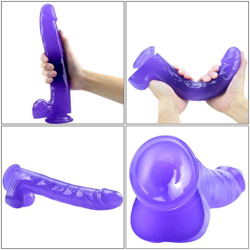 Extra-large Lengthened Penis Wear Pants Homosexual Sexy Panties Simulation Penis Dildo Adult Products