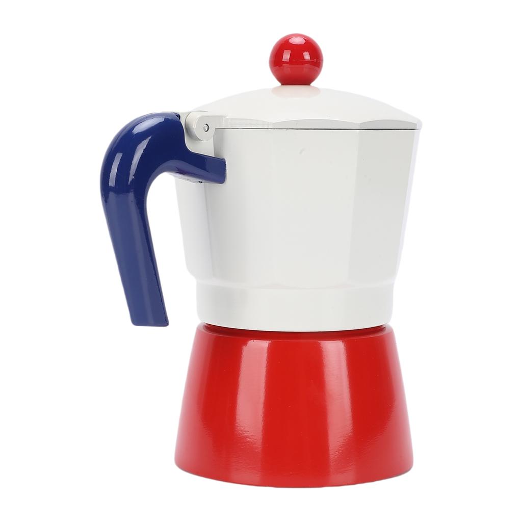 İtalyan Kahve Makinesi 150ml 3 Fincan Alüminyum Tek Valf Taşınabilir Ocak Üstü Kahve Makinesi Potu Küba Kafe Evde Demleme için