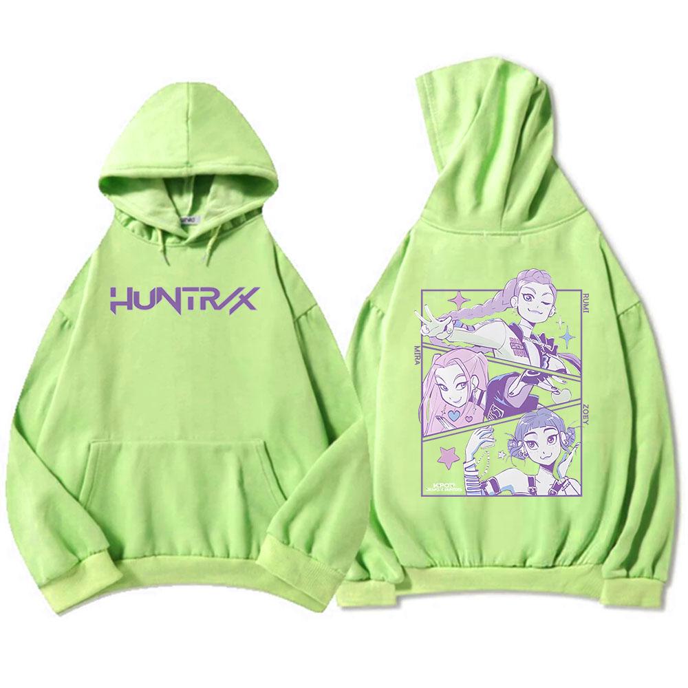 

Мужские Женские Худи K-Pop Охотники на Демонов Графические Толстовки Флис Теплые Толстовки с Капюшоном Мода 2025 Мужская Толстовка с Принтом Топ XXXL