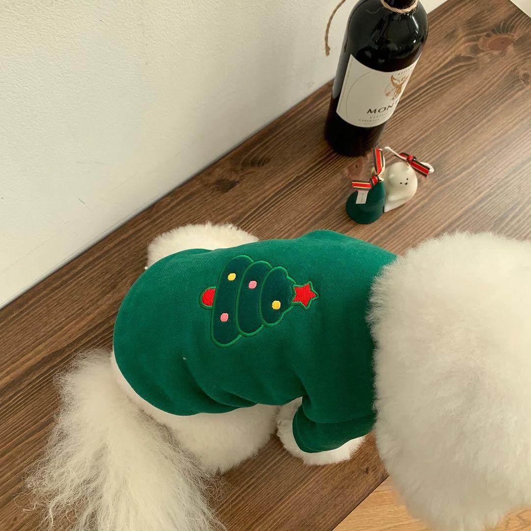 

Рождественская футболка с плюшевым мишкой для собак и кошек Yorkshire Marzis, свитер для маленьких собак, осенне-зимняя одежда для щенков, жилет для собак XL