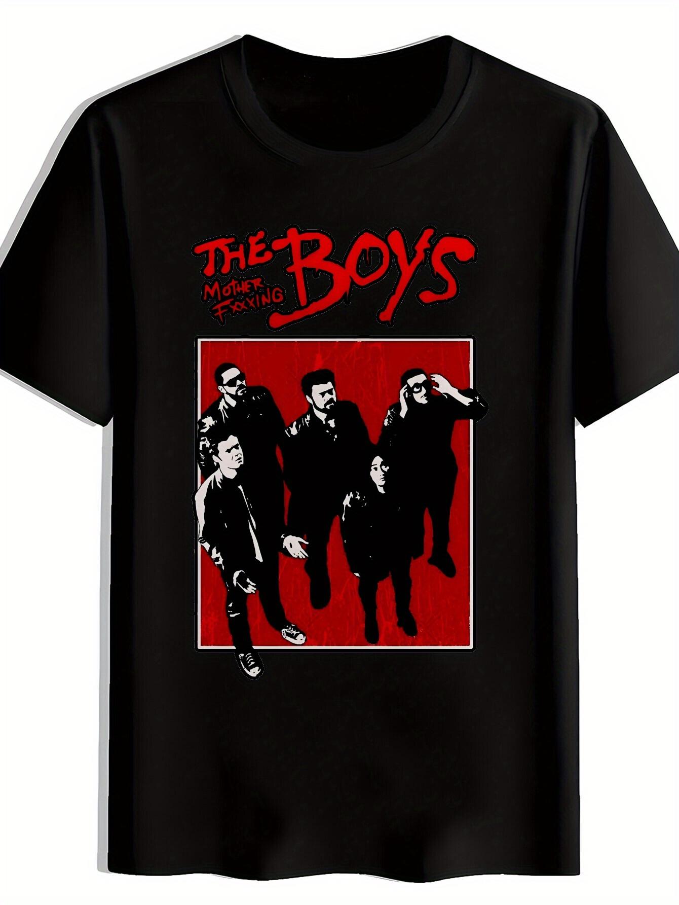

Rock Band Graphic T-shirt - Vintage-Inspired Summer Crew Neck S