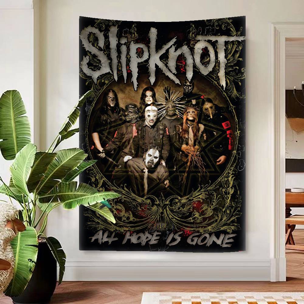 Band Rap SSlipknot Cartoon Tapestry Wall Hanging Decoration Household Home Decor