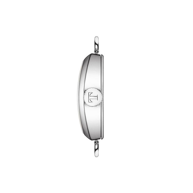 Tissot Coleção Porto Movimento a Quartzo Resistência à Água 30m Relógio Feminino 28mm 22*28mm Mostrador Azul T128.109.16.042.00