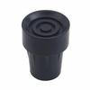 19mm Rubber Pole Cap Walking Stick Crutch Cane Bottom Pads CoverElderly Cane Anti Slip Foot Pad Trekking Pole Cane Accessories