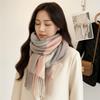 Keep Warm Plaid Scarf Thick Shawl Wrap Fashion Imitation Cashmere Shawl  Gift
