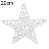 Rattan Vine DIY Star Wreath Garland Party Christmas Tree Window Decor Ornament