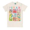 Disney Pixar Unisex Adult Retro Grid T-Shirt