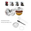 Rusty Proof Refillable Coffee Pod Cover Rubber Rings Coffee Capsule Seal Cover  Home Use