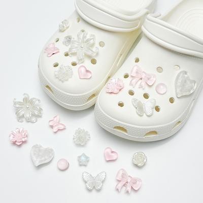 Decorative Shoe Charms for Clogs and Hole Shoes Accessories Soft Flexible Material Various Shapes for Personalizing Footwear